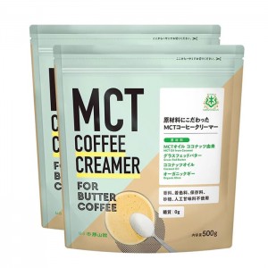 간편 버터커피 센다이 가츠야마칸 MCT 커피 크리머 대용량 500g ×2개 세트