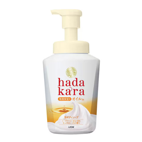 하다카라 바디소프 거품타입 오일 인 타입 본품 530ml 본품 라이온 hadakara