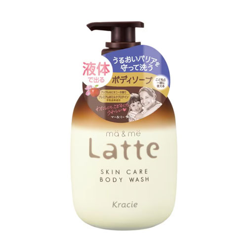마앤미 라테 스킨케어 바디워시 490ml 크라시에 보디소프 Kracie ma＆me Latte