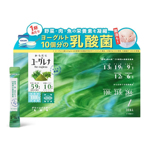 몸에는 유글레나 그린 파우더 Green Powder 유산균 30포