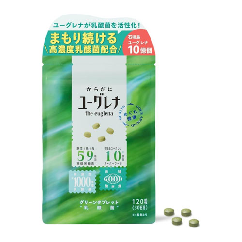 몸에는 유글레나 그린 태블릿 Green Tablet 유산균120정 (30일분)