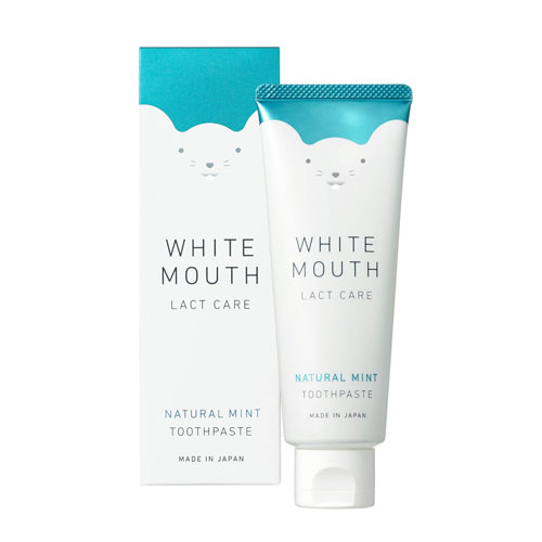 화이트 마우스  덴탈 클렌징 페이스트 100g 화이트닝 치약 내추럴민트  WHITE MOUTH LACT CARE