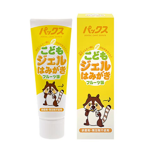 팩스 내츄론 어린이 젤 치약 50g 후르츠맛 무첨가 천연유래 PAX NATURON 