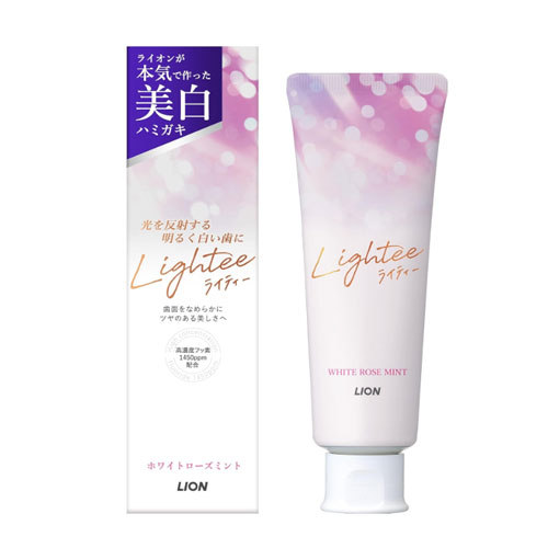 라이티 화이트닝 치약 (화이트 로즈 민트) 100g Lightee  
