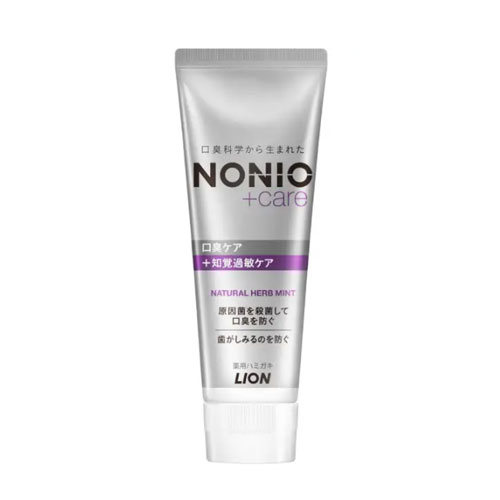 노니오 플러스  지각과민케어 치약 (내추럴 허브민트) 130g NONIO