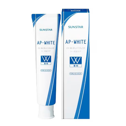 선스타 AP 화이트 약용 치약 (리후레쉬 민트) 110g SUNSTAR AP-WHITE