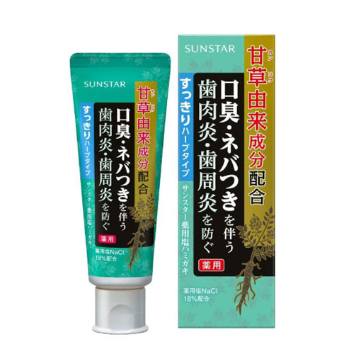 선스타 약용 소금 치약(상쾌 허브 타입) 85g SUNSTAR