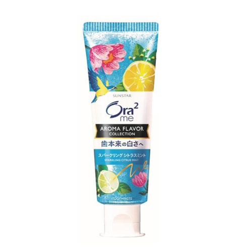선스타 오라투미 아로마 플레버 컬렉션 치약 (스파클링 시트러스 민트) 130g SUNSTAR Ora2 me