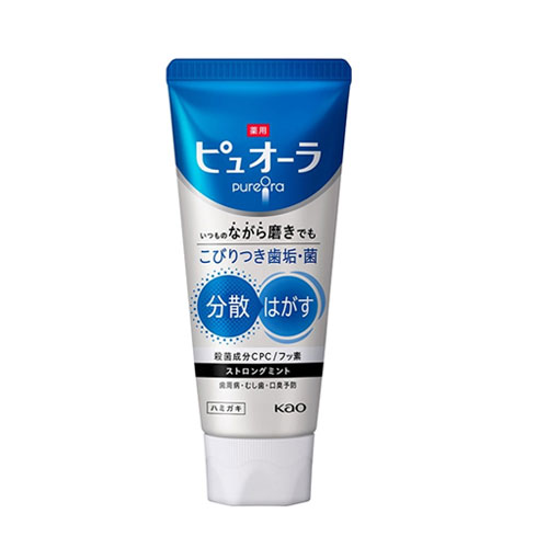 카오 퓨오라 약용 치약 (스트롱 민트) 115g