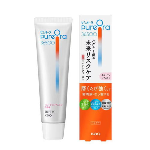 퓨오라 PureOra36500 약용 치약 후루티 쟈스민 85g