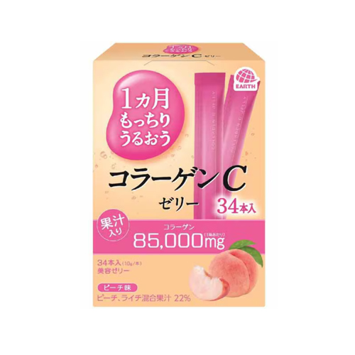 아스제약 콜라겐C 젤리 복숭아맛 34개