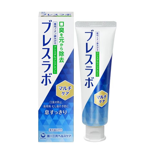 브레스라보 멀티 케어 (크리스탈 클리어민트) 90g 다이이치산교