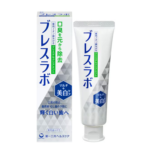 브레스라보 멀티+화이트닝 케어 (크리스탈 클리어 민트) 90g 다이이치산교
