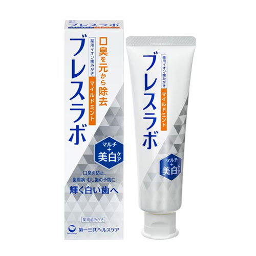 브레스라보 멀티+화이트닝 케어 (마일드 민트) 90g 다이이치산교