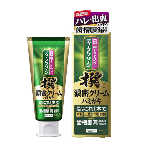 딥클린 선 농밀 크림 치약 UD 100g 카오