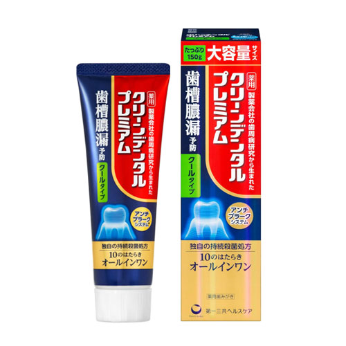 클린덴탈 프리미엄 쿨 타입 150g 올인원 대용량