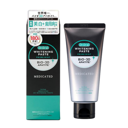 닥터 오랄 (Dr.Oral) 약용 3D 화이트닝 치약 (프라임 민트향) 90g 리뉴얼