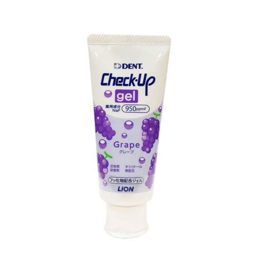 체크업 젤 (그레이프) 60g 젤타입 치약 라이온 LION