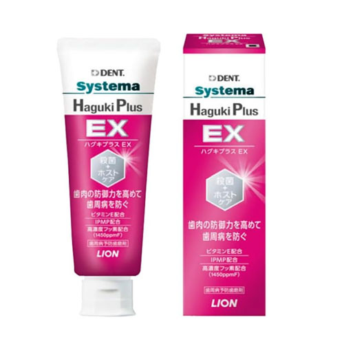 덴트 시스테마 하구키(잇몸) 플러스 EX 90g 라이온 LION