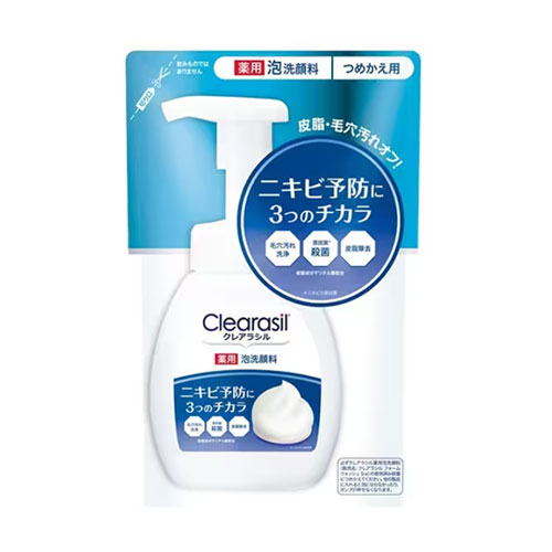클레어라실 clearasil 약용 폼 워시 (리필 180ml)【의약부외품】
