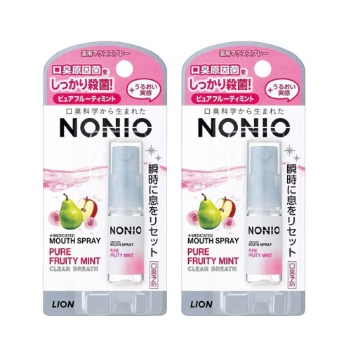 노니오 마우스 스프레이 (퓨어 후루티 민트) 5mlx2개세트 NONIO 라이온