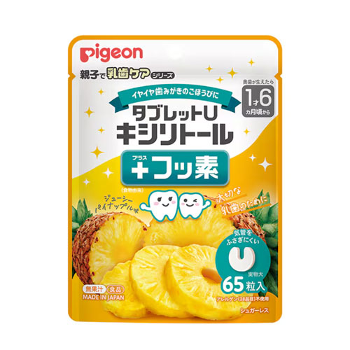 피죤 태블릿U 자일리톨+불소 (파인애플 맛) 65정