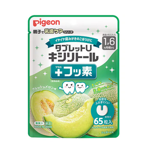 피죤 태블릿U 자일리톨+불소 (멜론 맛) 65정