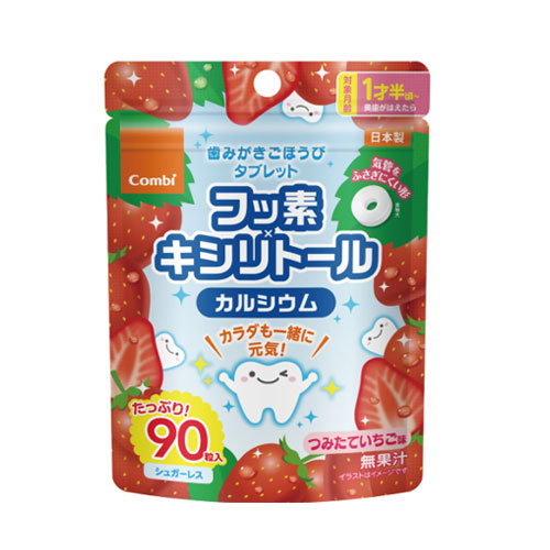 콤비 양치후 태블릿 (딸기맛) 대용량 90정