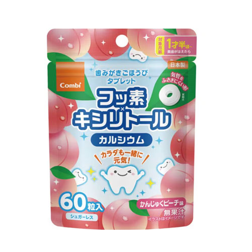 콤비 양치후 태블릿 (복숭아맛) 60정