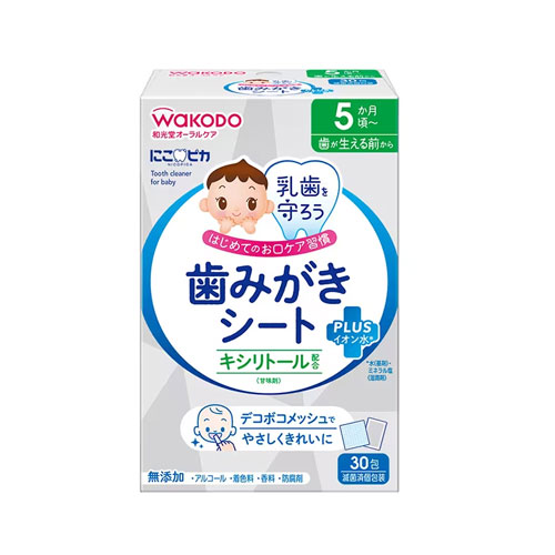 와코도 니코피카 베이비 치약 티슈 30매 (BH2)