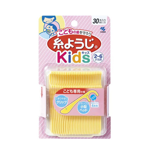 키즈 어린이용 치실 (2~6세) 30개입 고바야시제