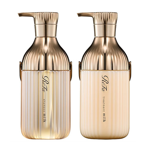 ReFa 리파 밀크 프로틴 샴푸 로얄 & 트리트먼트 로얄 세트 	500mL (프리미엄 라인)