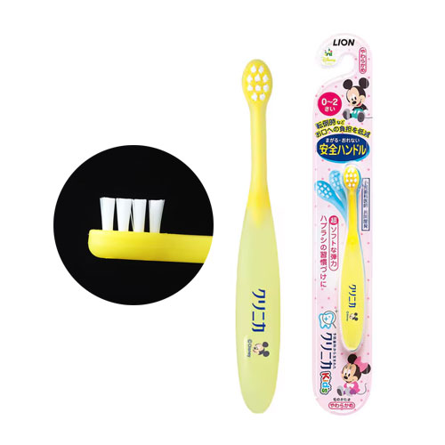 클리니카 키즈 유아용 칫솔 (0~2세)  부드러운모 1개입 라이온