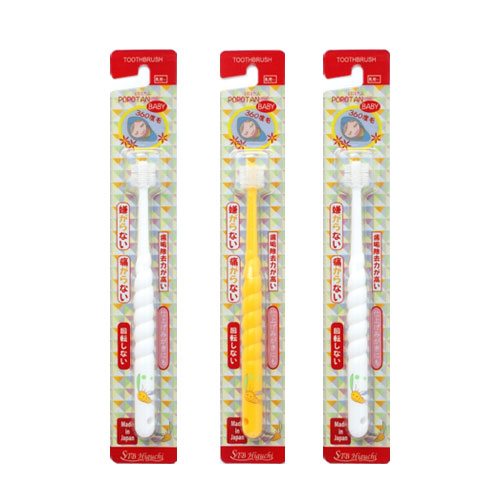 포포탄 360도칫솔 베이비 (0~3세용) 아기칫솔 STI-IR POPOTAN