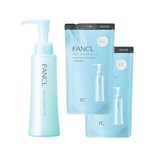 FANCL 판클 마일드 클렌징 오일 본품 120ml 1개 + 리필115ml 2개