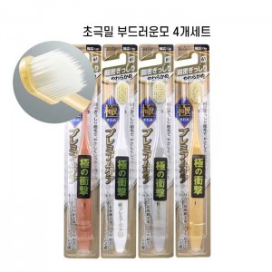 에비스 극 초프리미엄 케어 초밀집형 부드러운모 B-3630S X4개세트 G-61