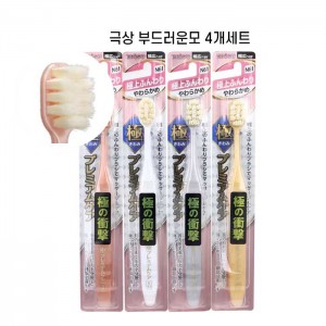 에비스 극 프리미엄케어 극상 부드러운모 B-3631S X4개세트 N61