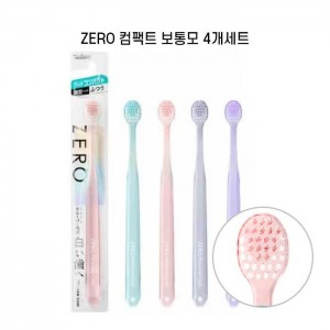 에비스 제로 프리미엄케어 리치 컴팩트 일반모 X4개세트  (칫솔)ZERO2