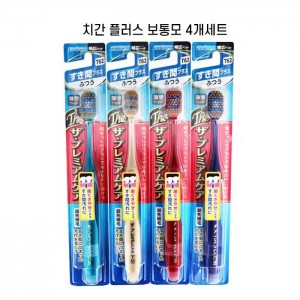 에비스 더 프리미엄케어 틈새 클리너 플러스 일반모 B-3624M X4개세트 T62