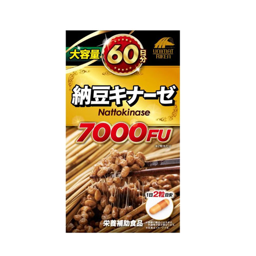 유니마트리켄 낫토키나아제 7000FU 대용량 120정 (약 60일분) UNIMAT RIKEN