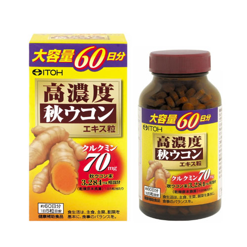  고농도 가을 울금 추출정 300정 (60일분) ITOH 이토우한방제약