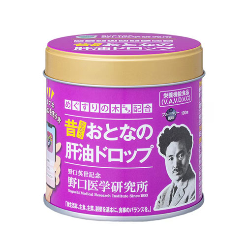 노구치의학연구소 어른용 간유드롭 블루베리 플러스 100정 [영양기능식품]