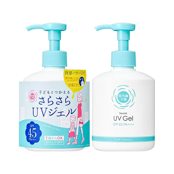 이시자와 연구소 자외선예보 사라사라 UV 젤  260g F SPF45 PA+++ 자외선 차단제 얼굴몸용