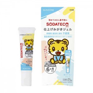 선스타 소다테코 마무리 양치젤 6개월 이상 25g [의약외품 불소950ppm 무연마제 젤형]