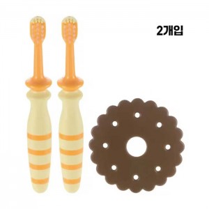 리첼 트라이 어금니 클리닝 베이비 칫솔 (2개입)