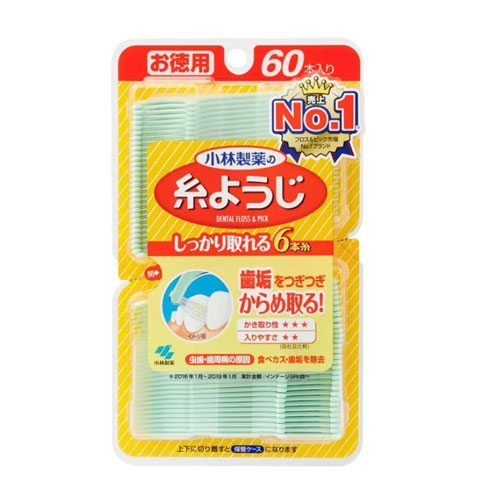 고바야시 치간칫솔 치실 60개입