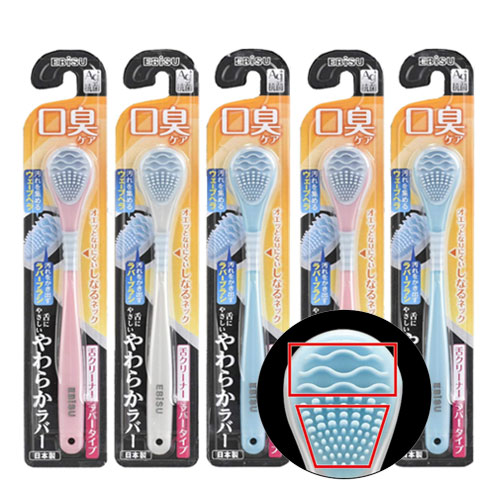 에비스 부드러운 혀클리너 백태제거 5개 (색깔랜덤) EBiSU 일본제