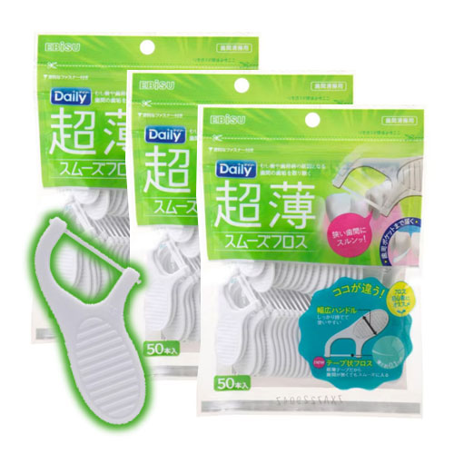 에비스 EBiSU 초슬림 스무즈 치간칫솔 50개입x3개 덴탈용