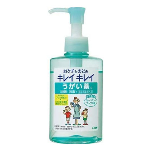 키레이키레이 목가글약 후르츠민트사과맛 200ml  【지정의약부외품】