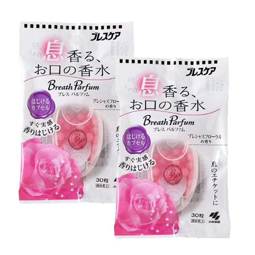 브레스케어 브레스 퍼퓸 톡톡 캡슐 (프레셔스 플로럴) 30정x2개 고바야시제약 